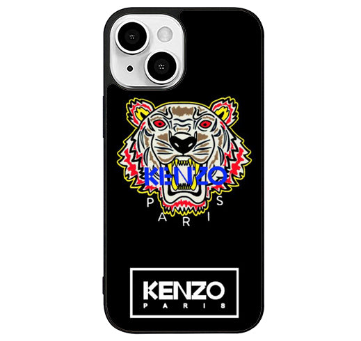Black Logo Kenzo iPhone 14 Plus Case