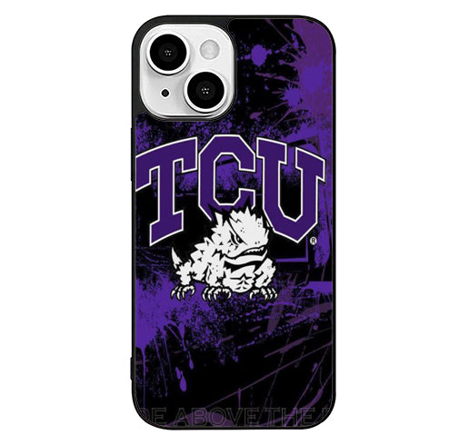 TCU horned frogs artwork iPhone 14 Plus Case