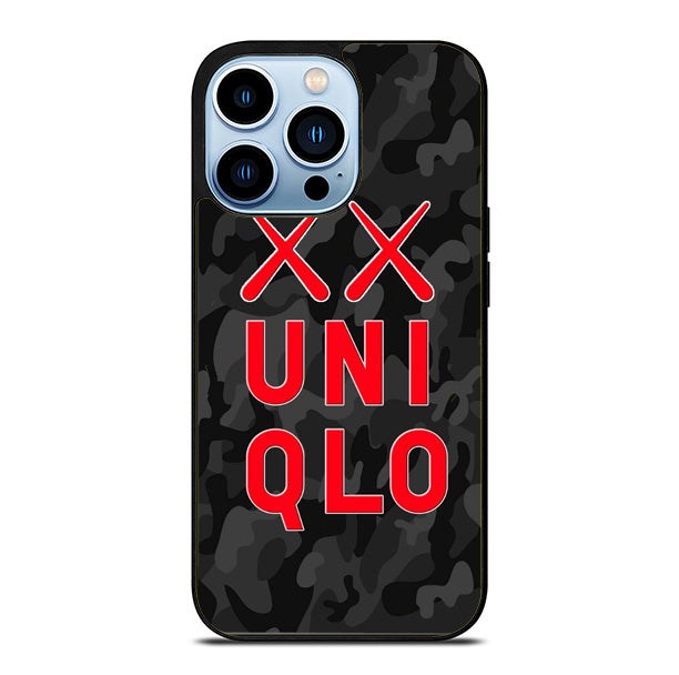 Uniqlo X Kaws Black Camo iPhone 14 Pro Max Case