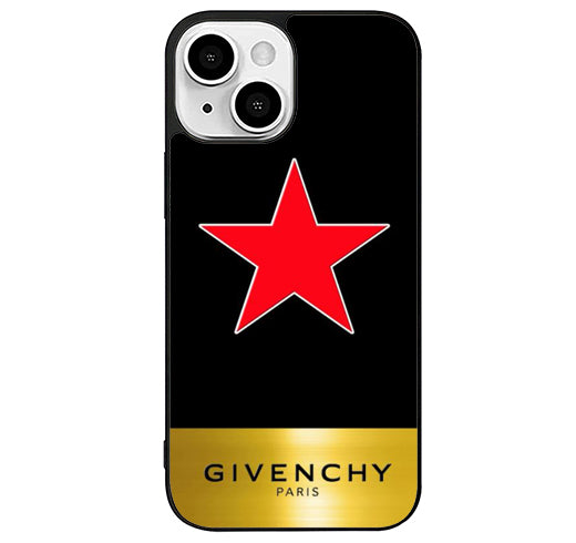 Givenchy Red Stars iPhone 15 Plus Case