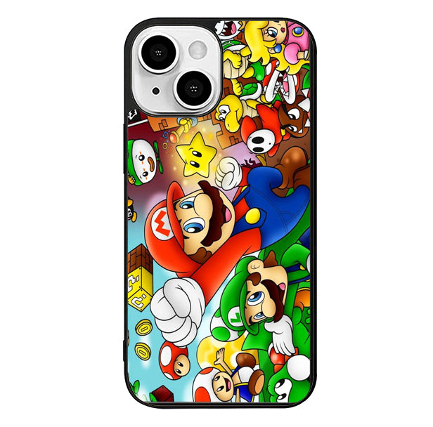 Super Mario Bross Character iPhone 15 Plus Case