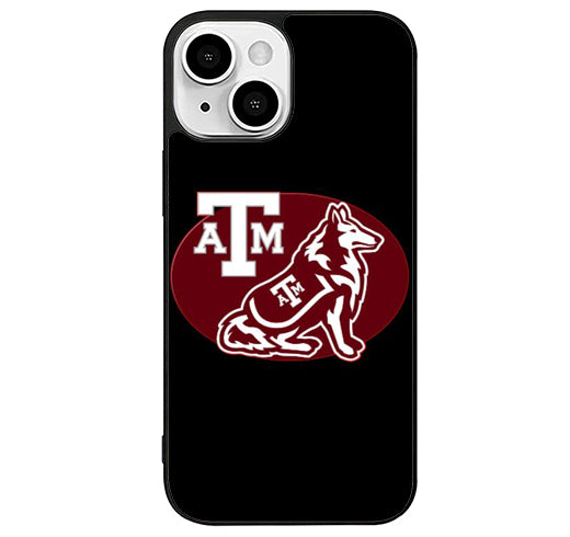 Texas AM Aggies Black iPhone 15 Plus Case