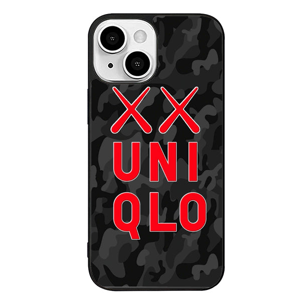 Uniqlo X Kaws Black Camo iPhone 15 Plus Case