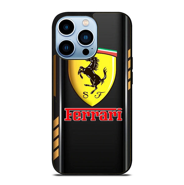 Ferrari Logo Strip iPhone 15 Pro Max Case
