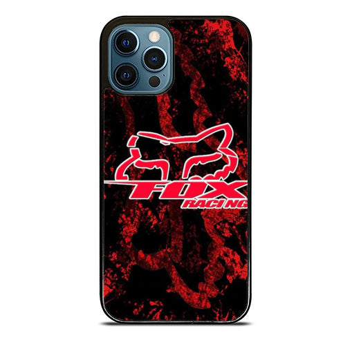 fox racing red bachround cover iPhone 15 Pro Max Case