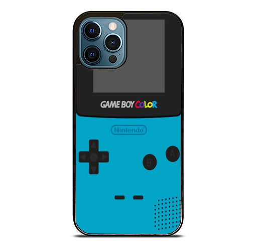 gameboy blue color iPhone 15 Pro Max Case