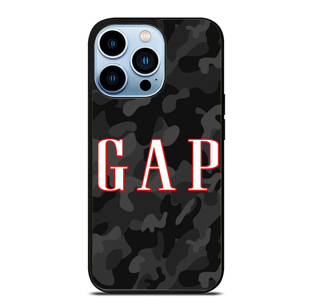 GAP Logo Black Camo iPhone 15 Pro Max Case