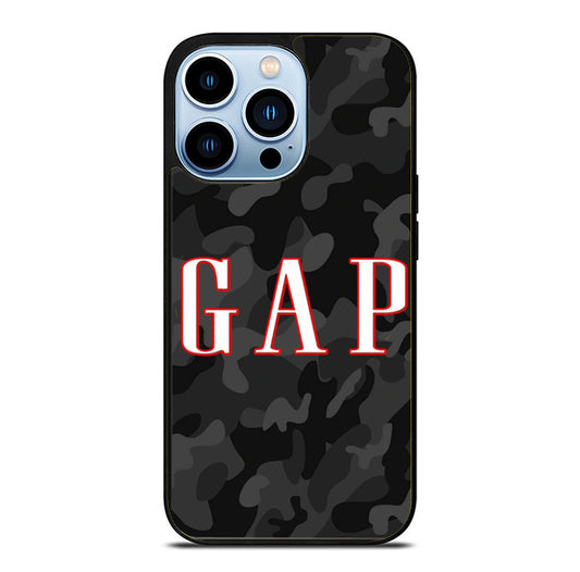 GAP Logo Black Camo iPhone 15 Pro Max Case