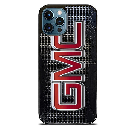 GMC Logo Metal Texture iPhone 15 Pro Max Case