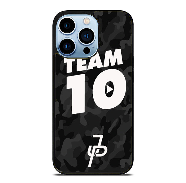 Jake Paul Team 10 Black Camo iPhone 15 Pro Max Case