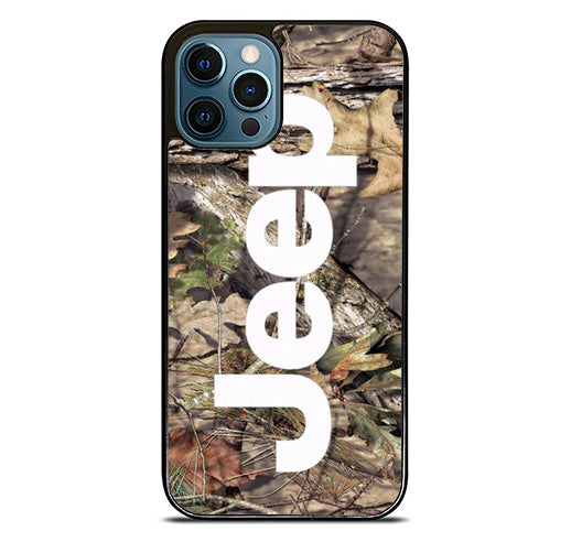 Jeep Logo Realthree Camo iPhone 15 Pro Max Case