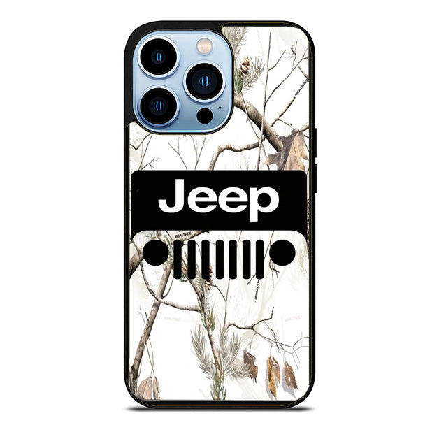 Jeep Wrangler White Realthree iPhone 15 Pro Max Case