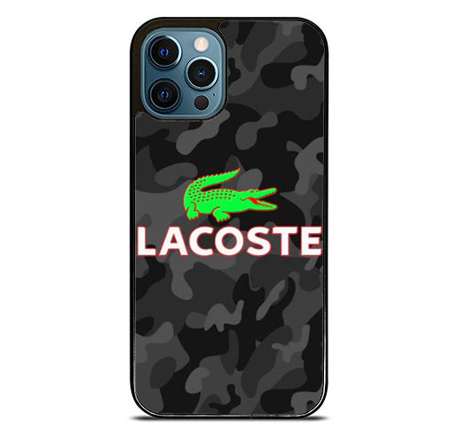 lacoste black camo iPhone 15 Pro Max Case