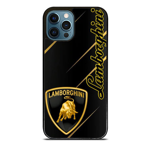 lamoborghini metallic black iPhone 15 Pro Max Case