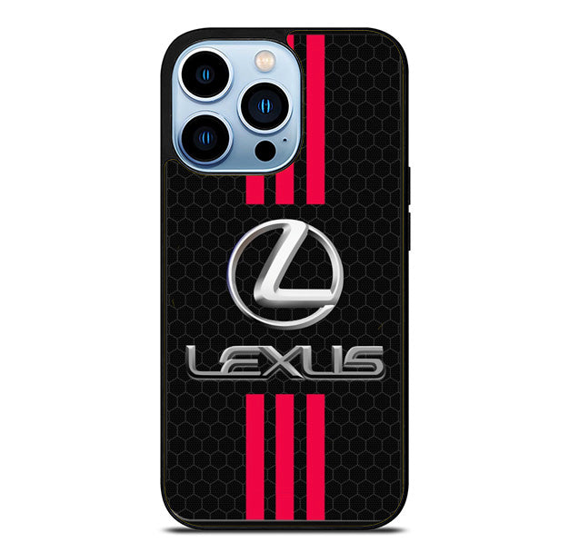 Lexus Red Stripe Hexagon iPhone 15 Pro Max Case