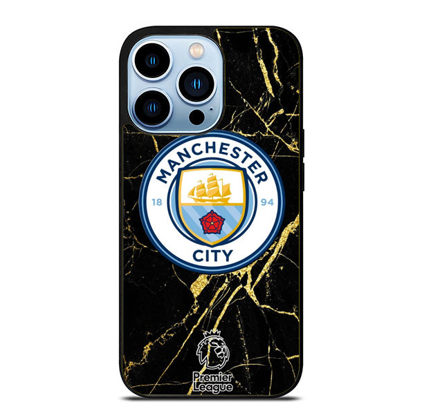 Manchester City Black Marble iPhone 15 Pro Max Case
