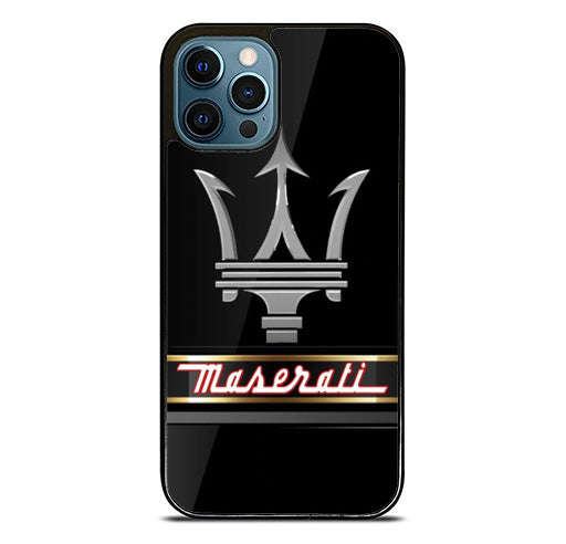 Maserati Logo Black iPhone 15 Pro Max Case