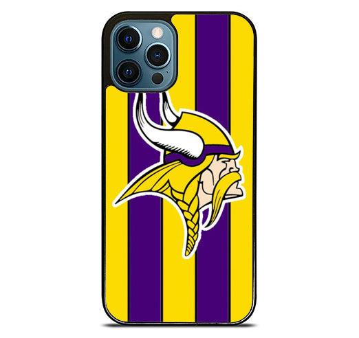 Minnesota Vikings Stripe iPhone 15 Pro Max Case