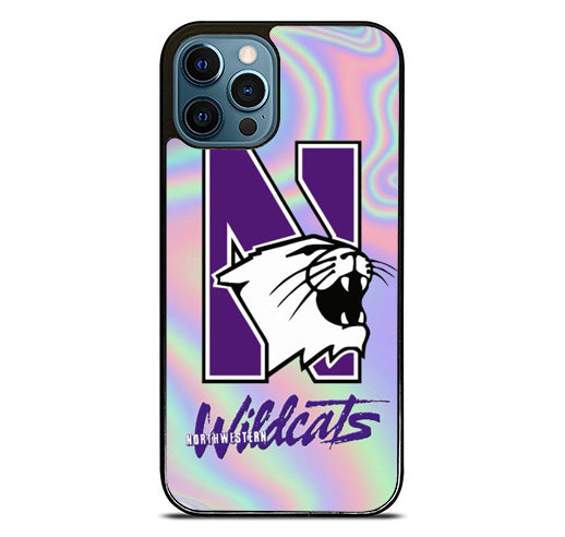 Northwestern Wildcats Holographic iPhone 15 Pro Max Case
