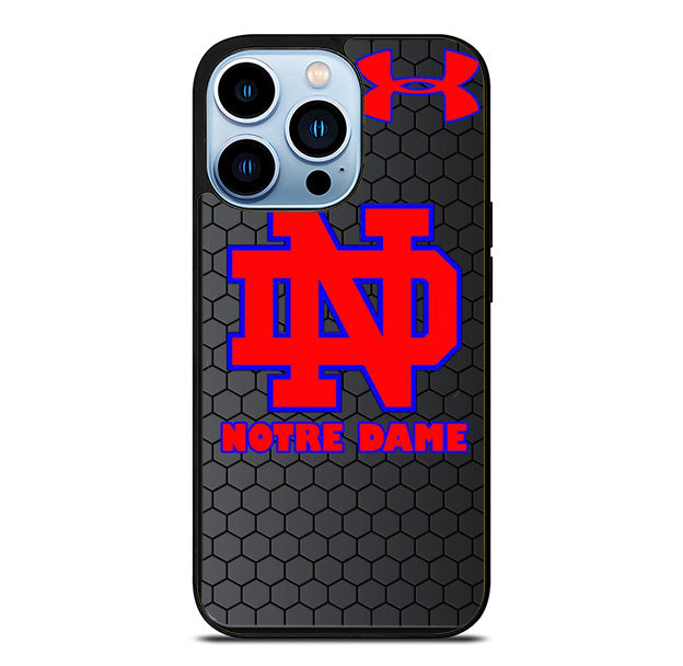 Notre Dame UA Hexagon Logo iPhone 15 Pro Max Case