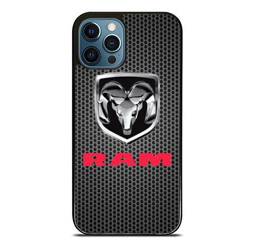 Dodge RAM Black Carbon iPhone 16 Pro Max Case