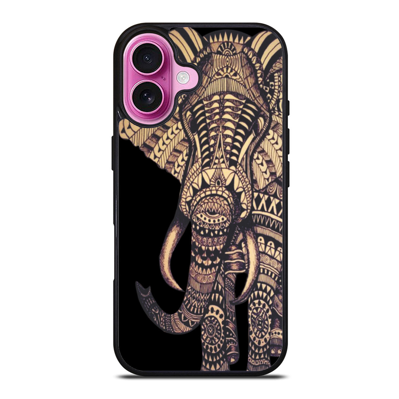 aztec elephant Three iPhone Case Cover