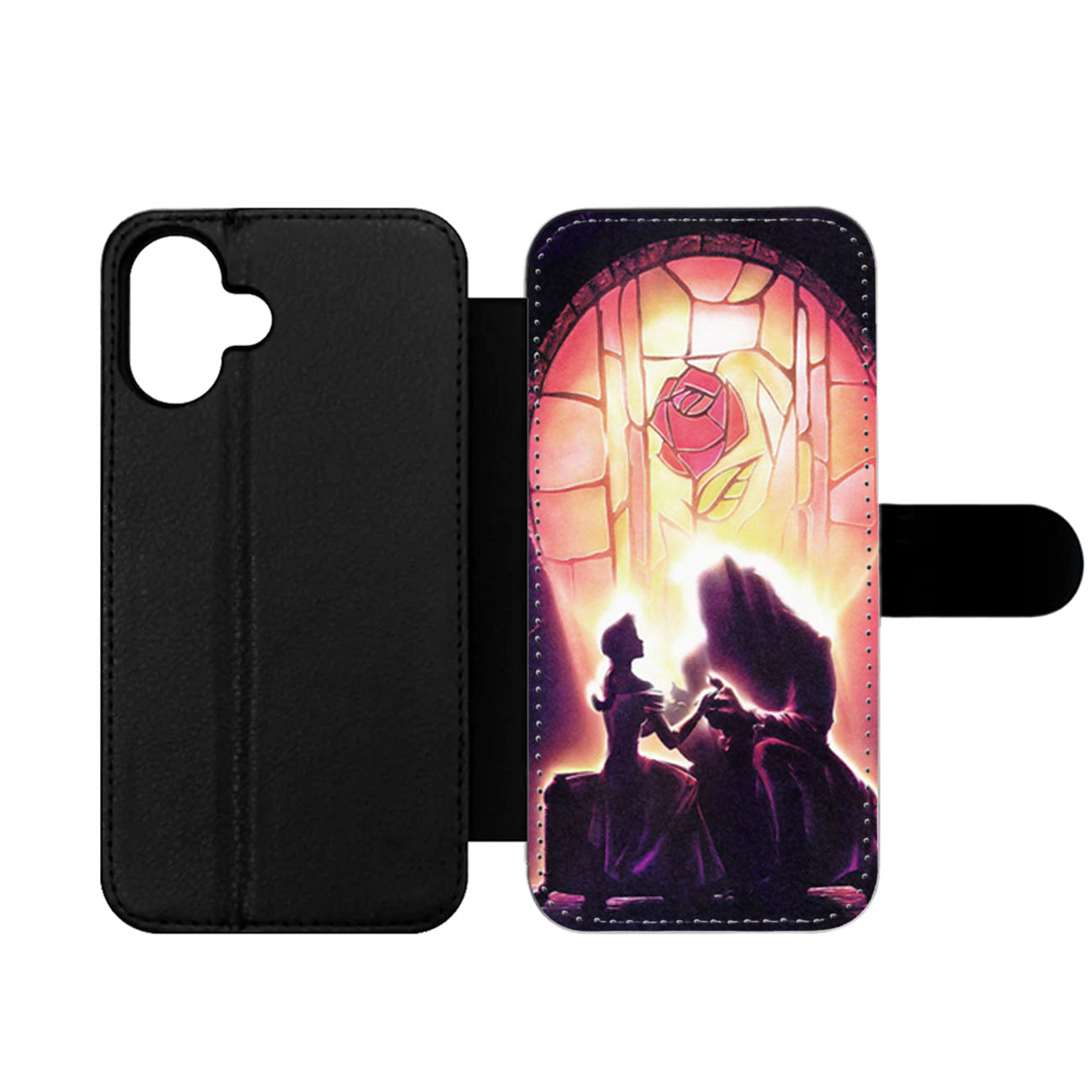 beauty and the beast love Wallet iPhone Case