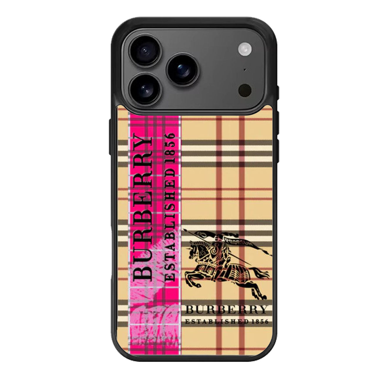 burberry combine striped iPhone 17 Pro Max Case
