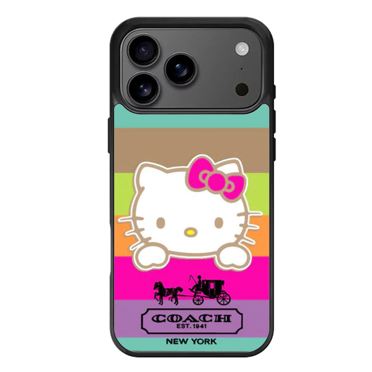coach NY hello kitty cover iPhone 17 Pro Max Case