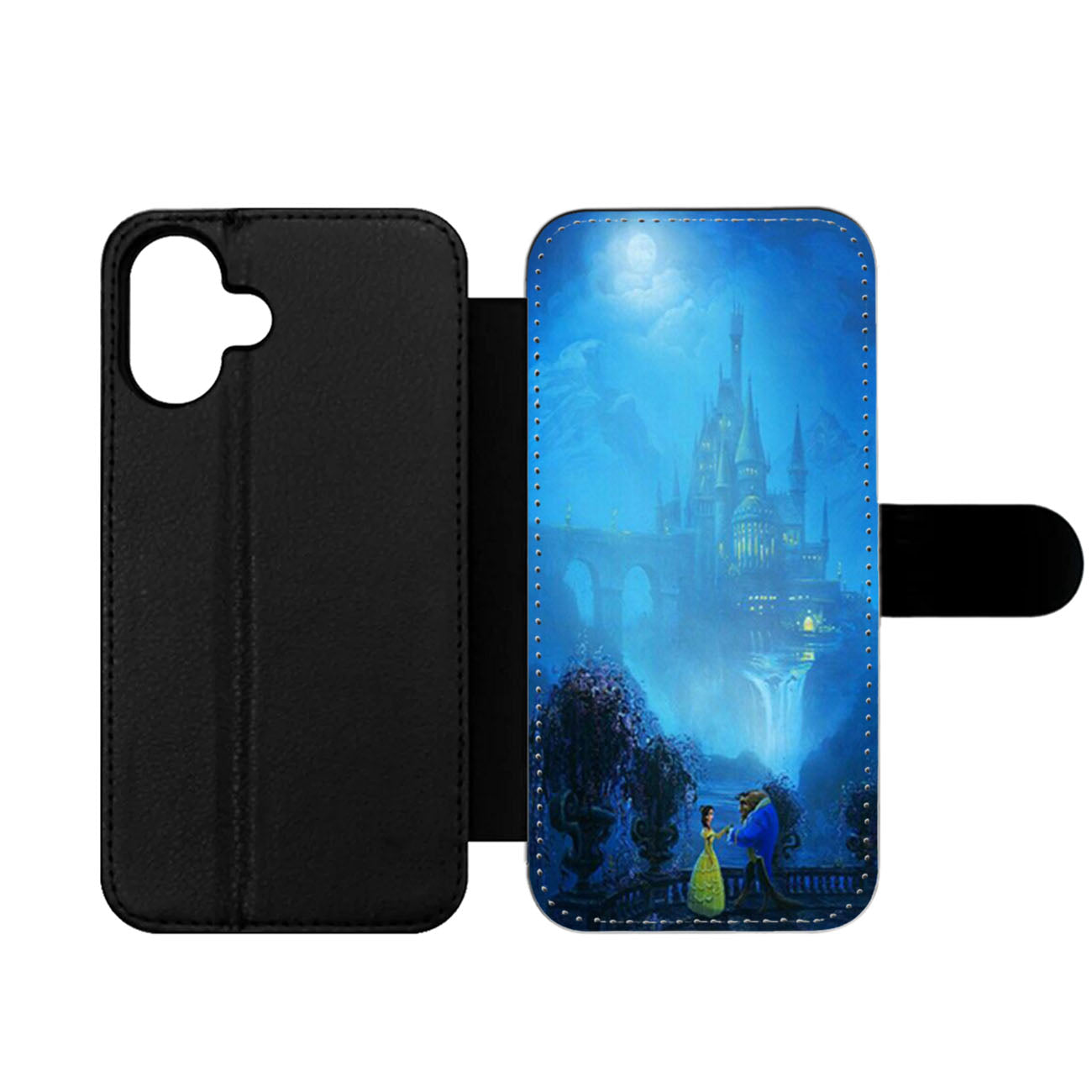 disney beauty and the beast art Wallet iPhone Case