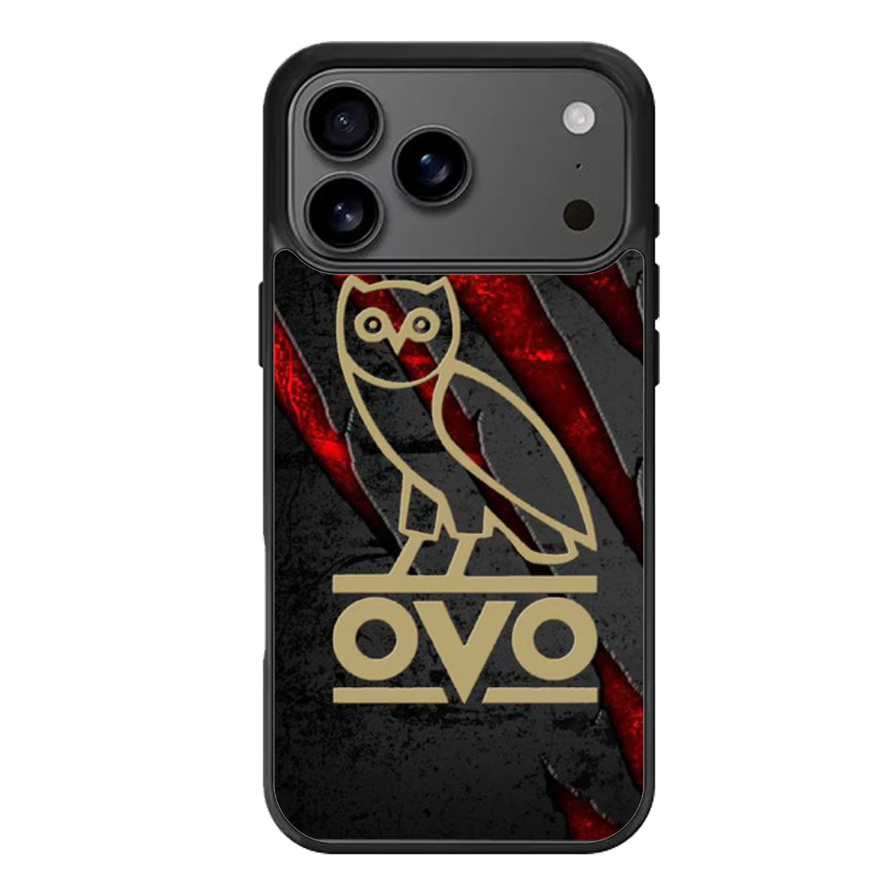 drake ovo black metallic iPhone 17 Pro Max Case