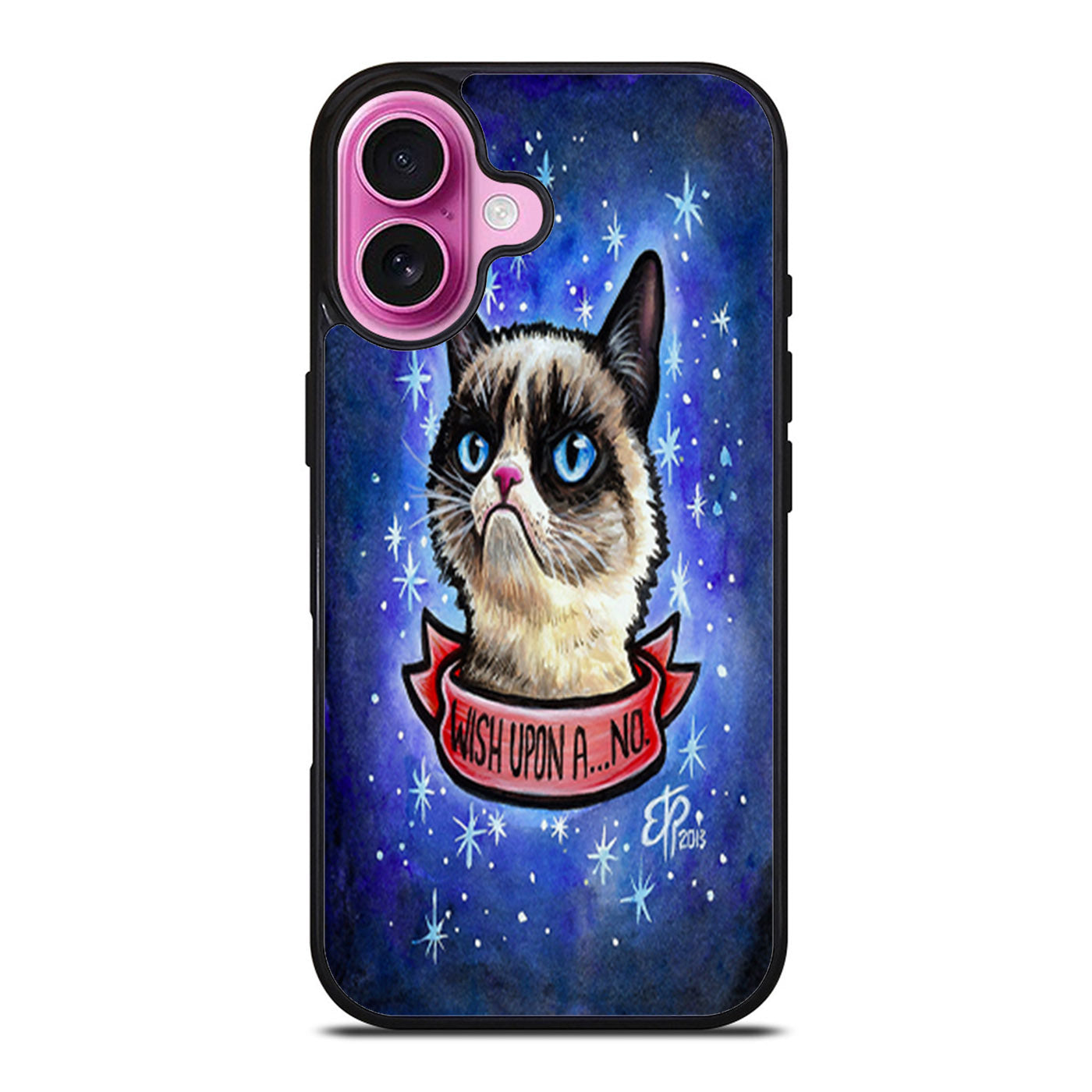 grumpy cat galaxy iPhone Case Cover