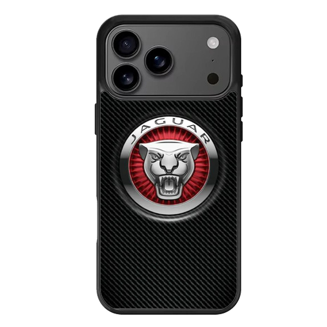 jaguar logo carbon iPhone 17 Pro Max Case