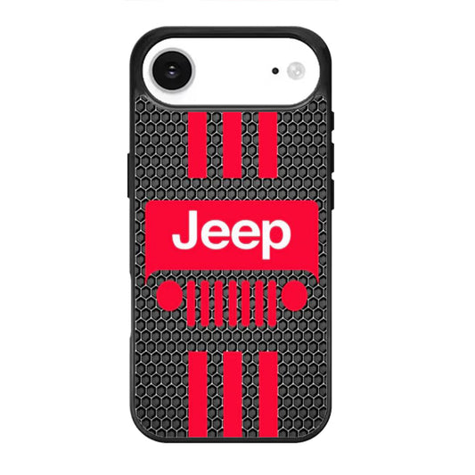 jeep wrangler red hexagon iPhone Air Case