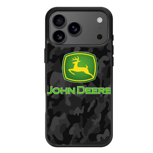 john deere black camo iPhone 17 Pro Max Case