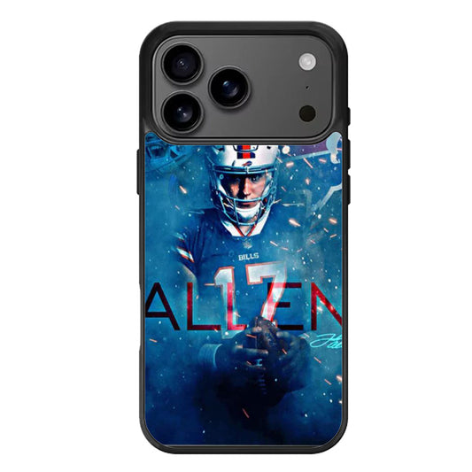 josh allen buffalo bills artwork iPhone 17 Pro Max Case