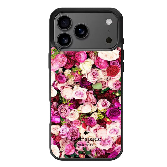 kate spade NY rose inspired cover iPhone 17 Pro Max Case