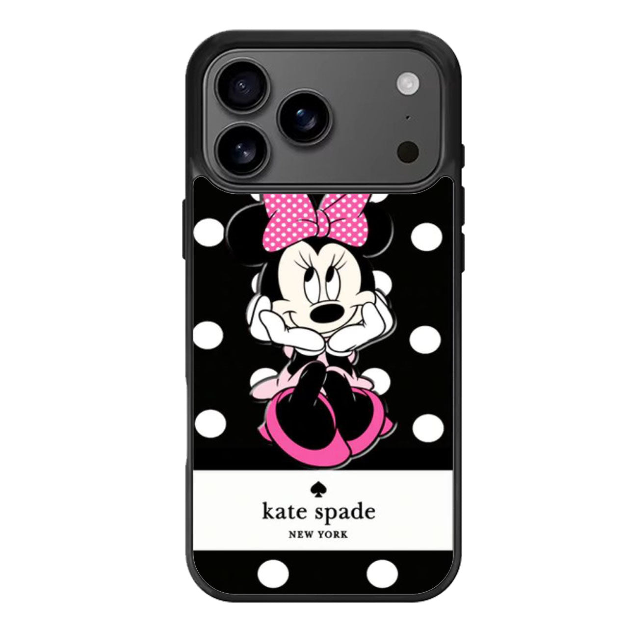 kate spade black minnie mouse iPhone 17 Pro Max Case