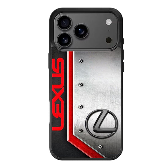 lexus logo metal cover iPhone 17 Pro Max Case