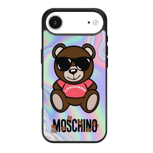moschino logo holographic cover iPhone Air Case