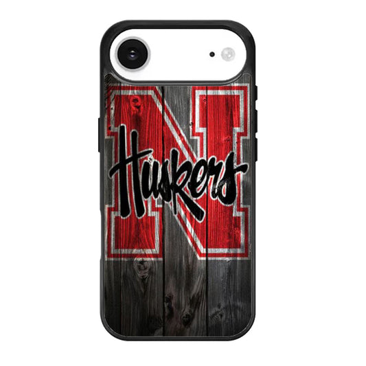 nebraska cornhuskers wood iPhone Air Case