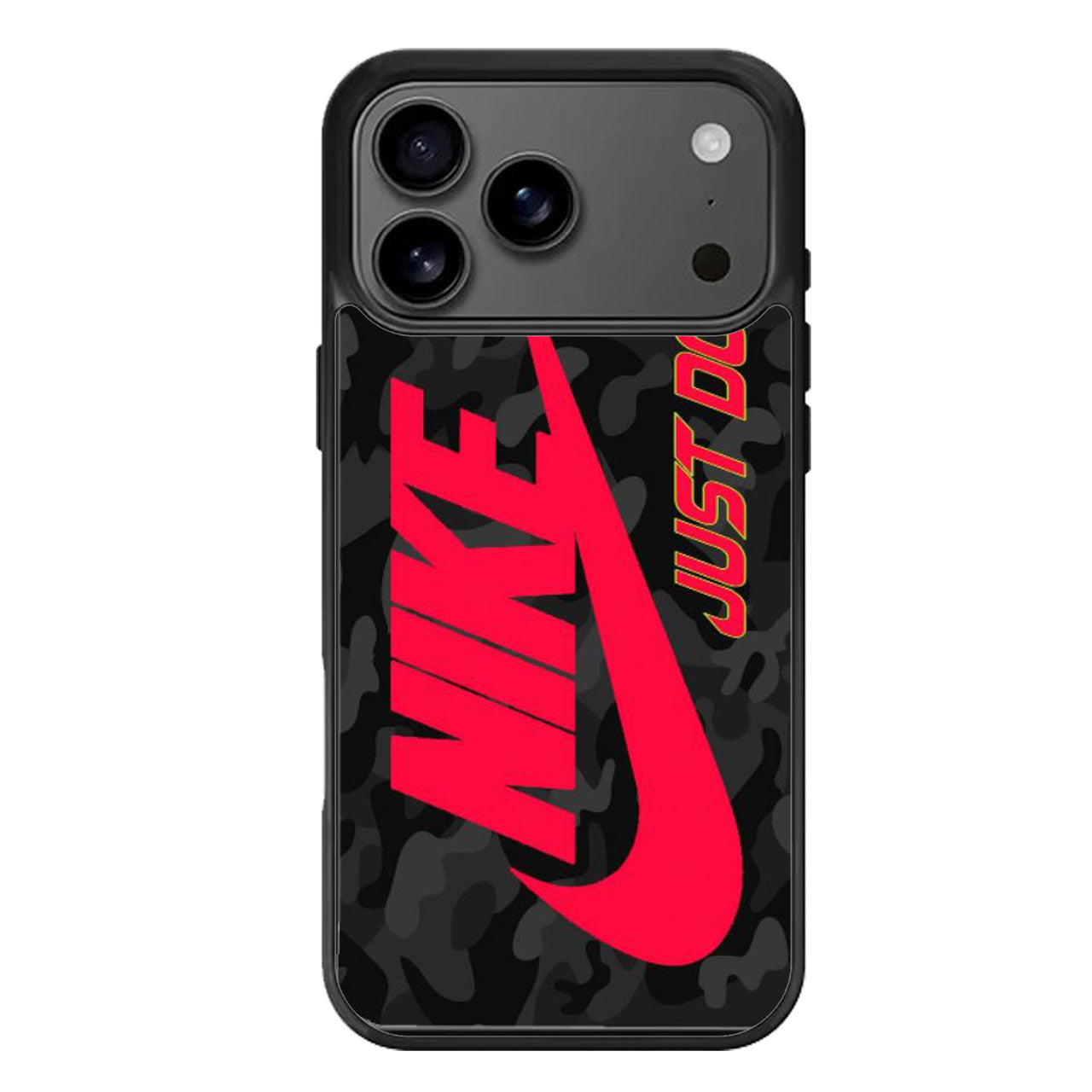 nike just do it red camo iPhone 17 Pro Max Case