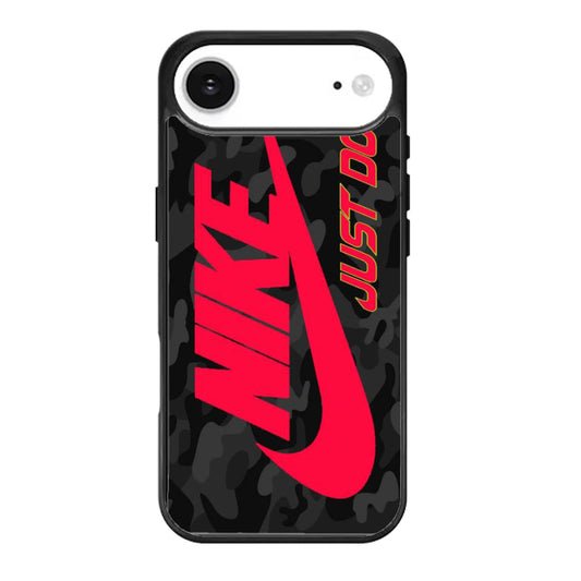 nike just do it red camo iPhone Air Case