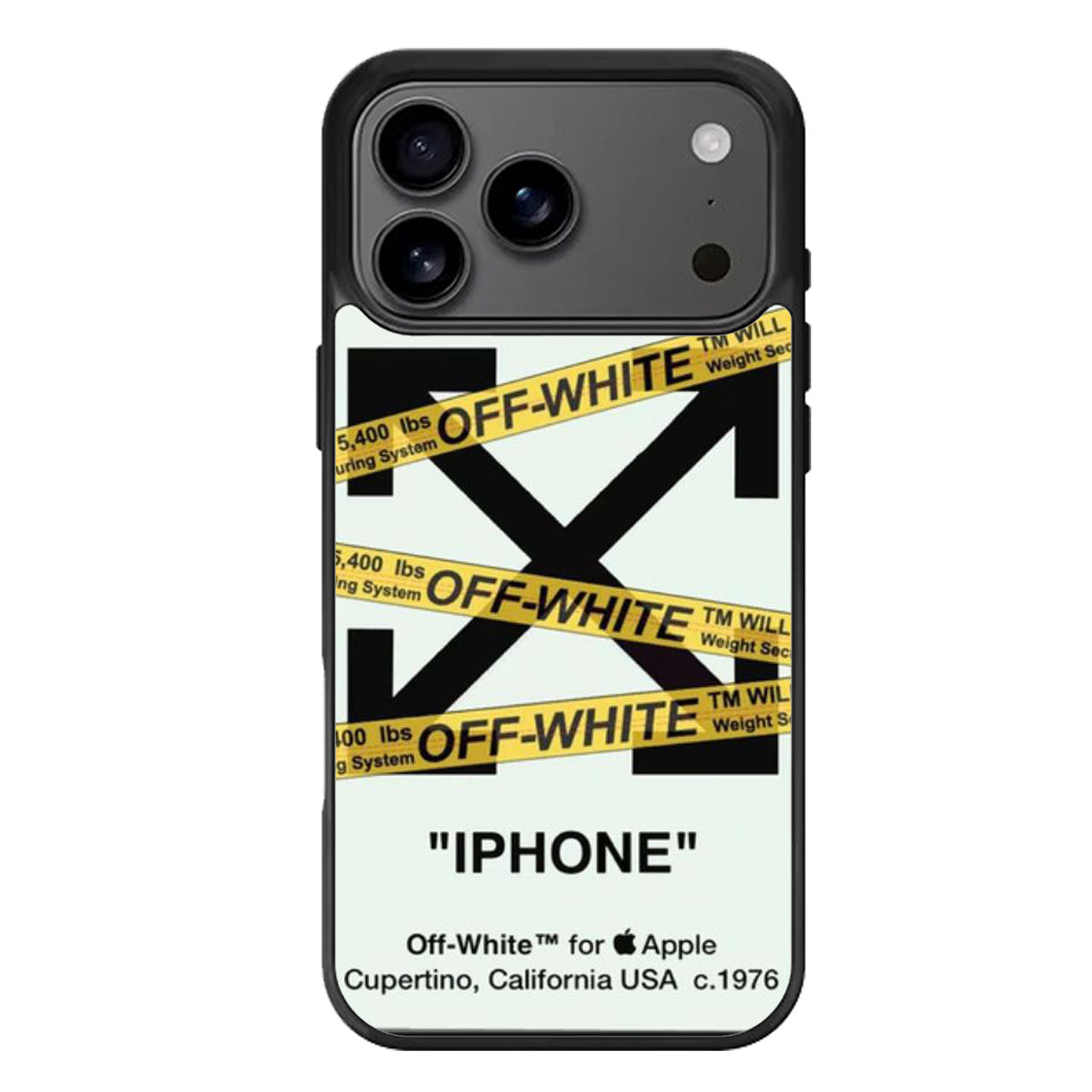 off white cover iPhone 17 Pro Max Case