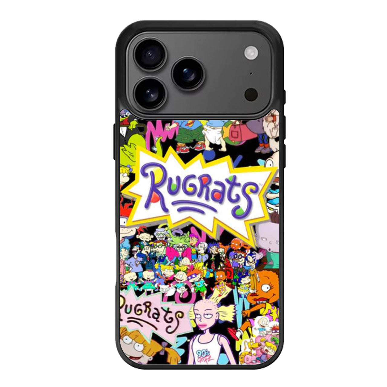 rugrats collage black iPhone 17 Pro Max Case