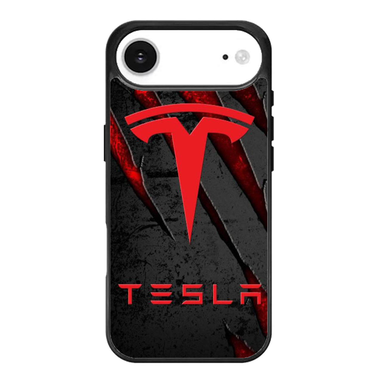 tesla logo metal iPhone Air Case
