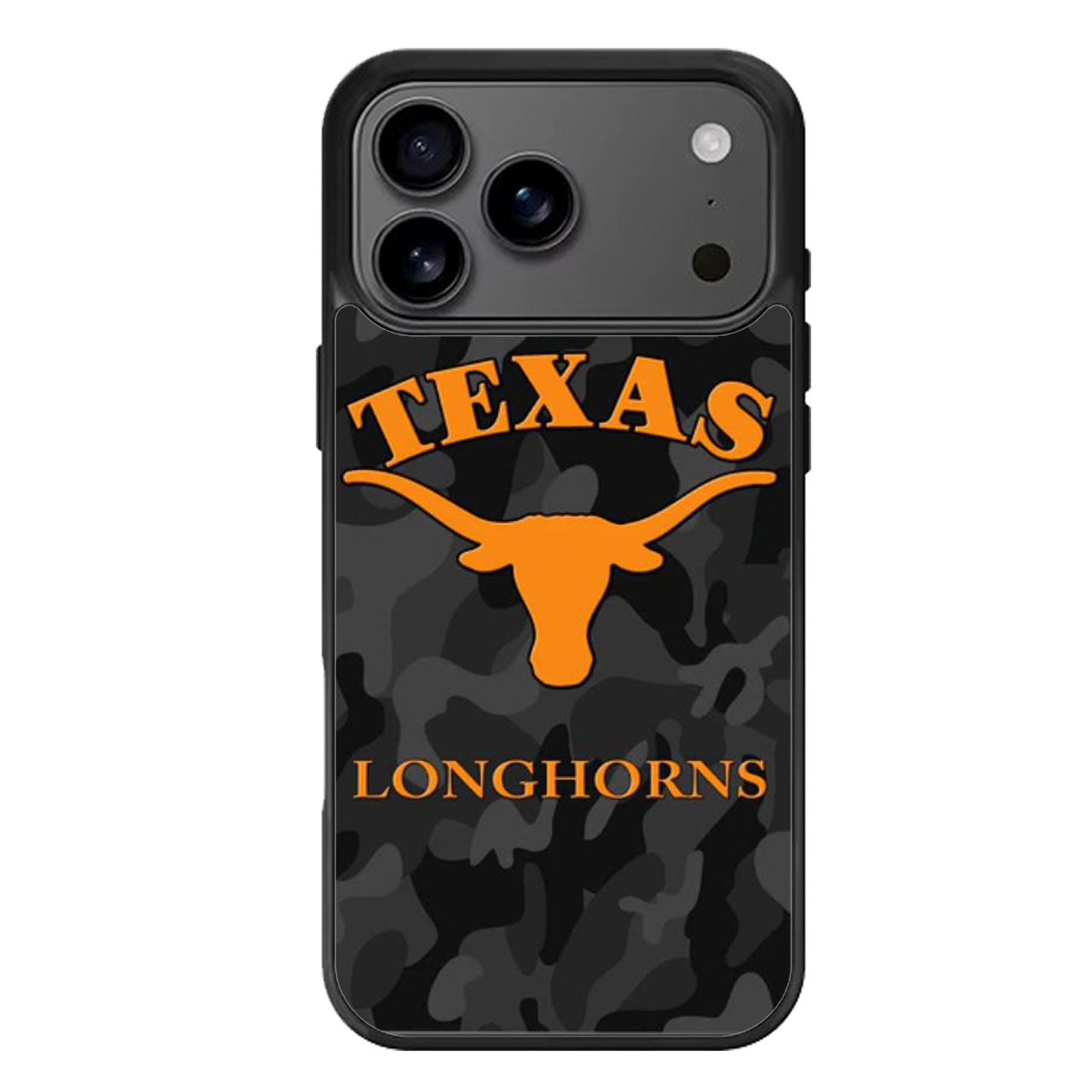 texas longhorns black camo iPhone 17 Pro Max Case