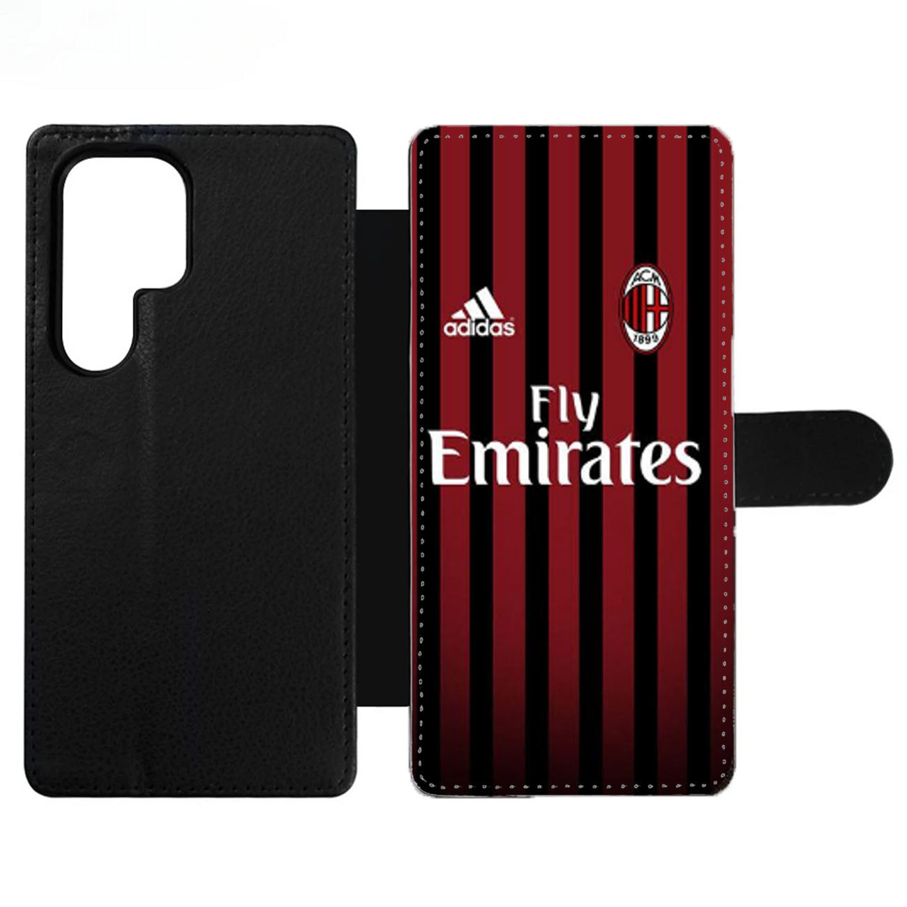AC MILAN JERSEY LOGO Wallet Samsung Case
