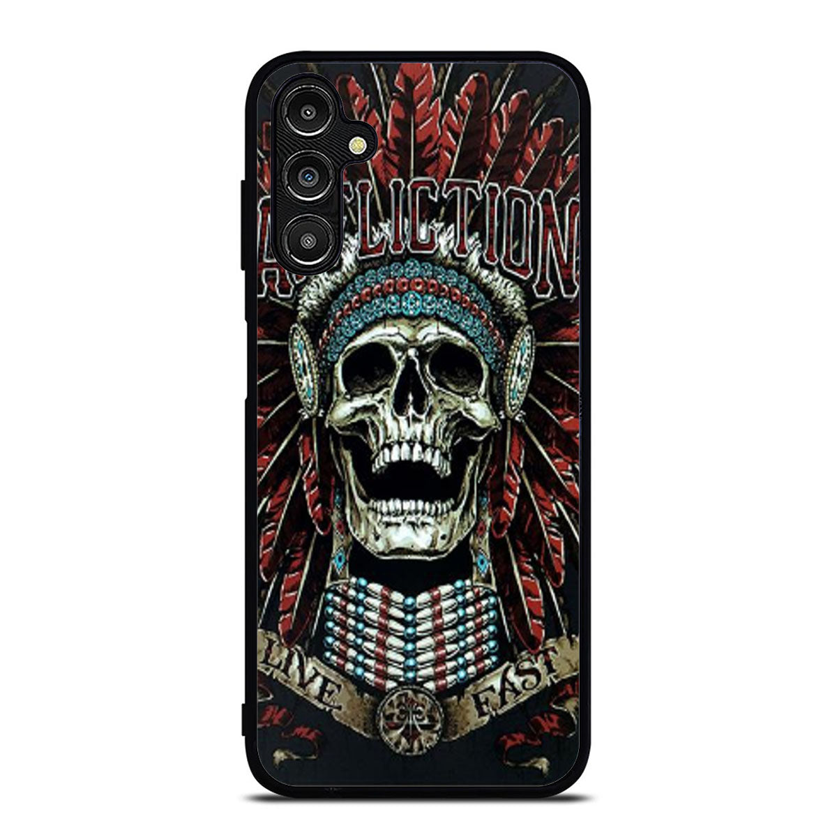 AFFLICTION SKULL INDIAN Samsung A16 Case
