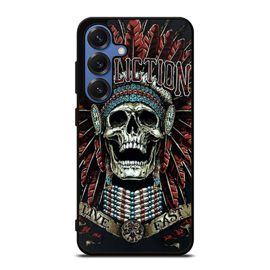 AFFLICTION SKULL INDIAN Samsung S25 Ultra Case